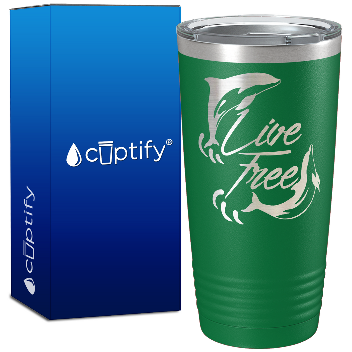 Live Free 20oz Beach Life Tumbler