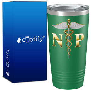 Nurse Practitioner Caduceus 20oz Nurse Tumbler