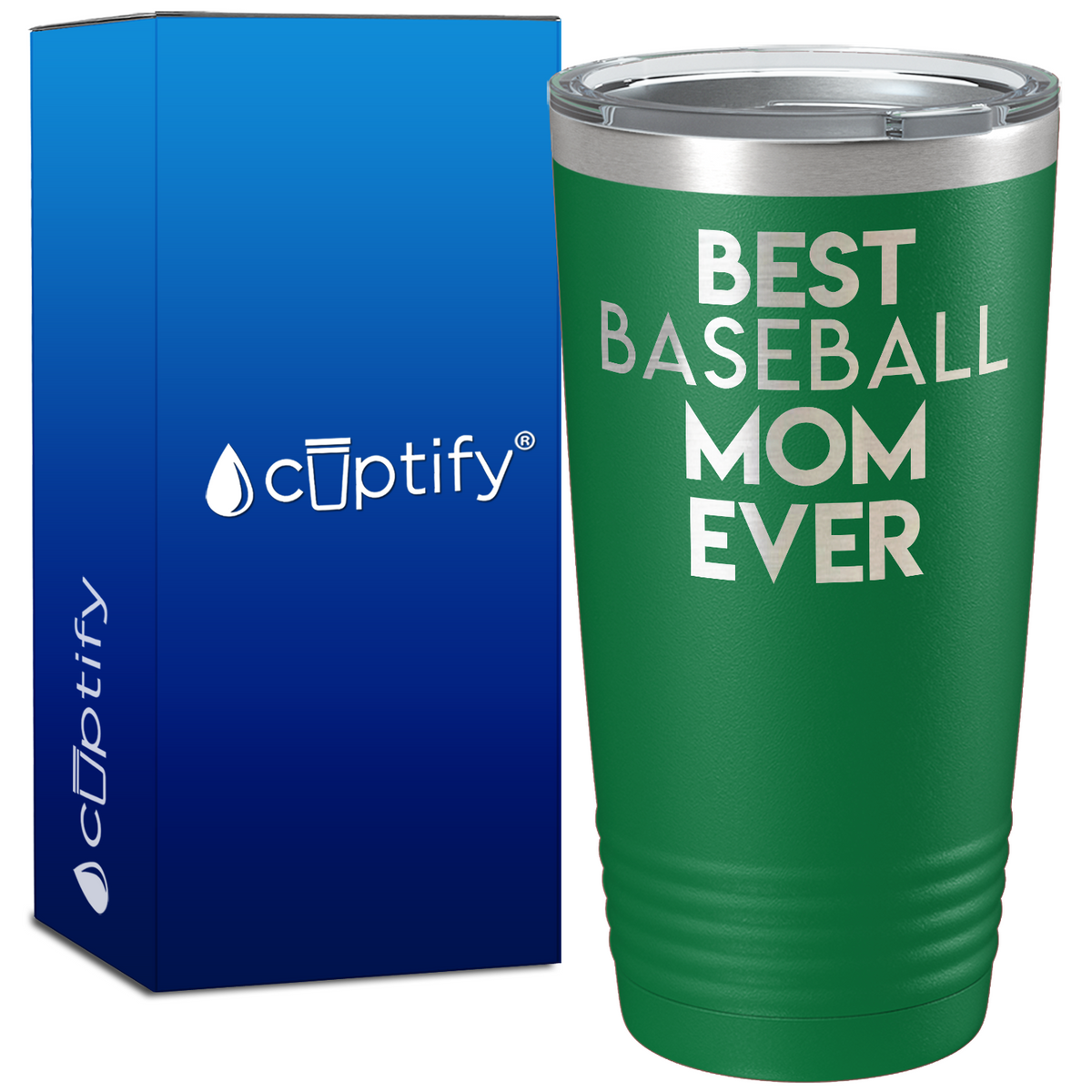 Best Baseball Mom Ever on 20oz Tumbler