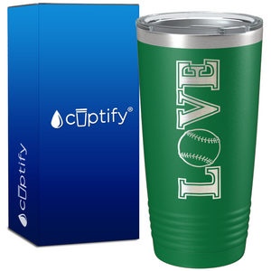 Baseball Love on 20oz Tumbler