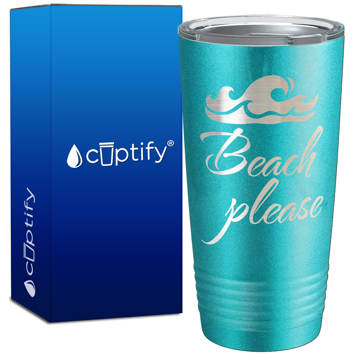 Beach Please 20oz Tumbler