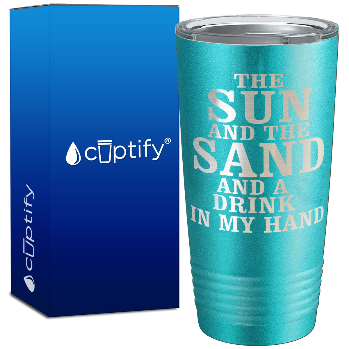 The Sun and the Sand 20oz Beach Tumbler