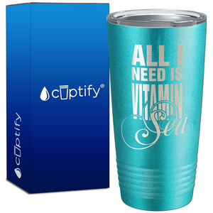 All I Need Is Vitamin Sea 20oz Beach Life Tumbler