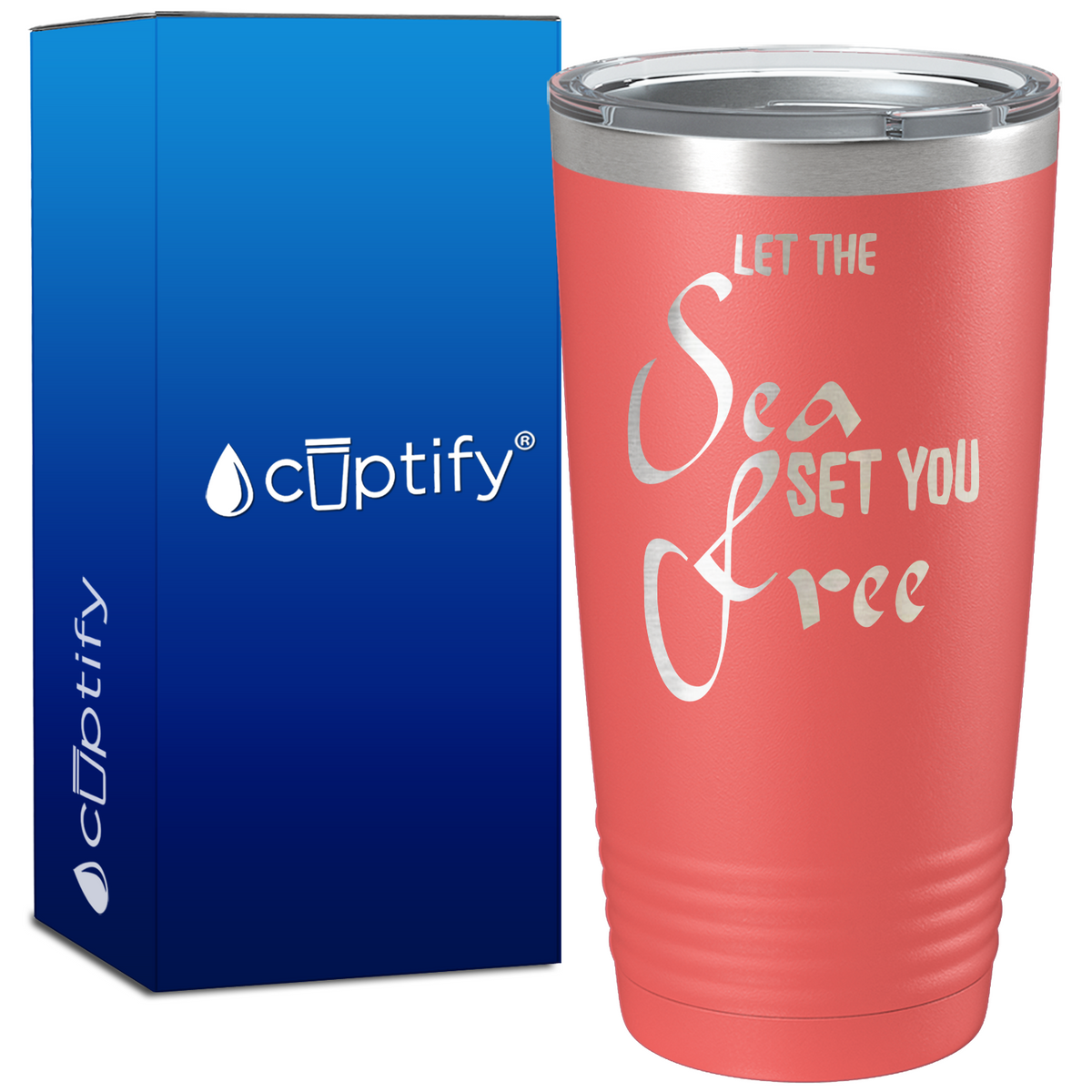 Let the Sea Set you Free 20oz Beach Life Tumbler