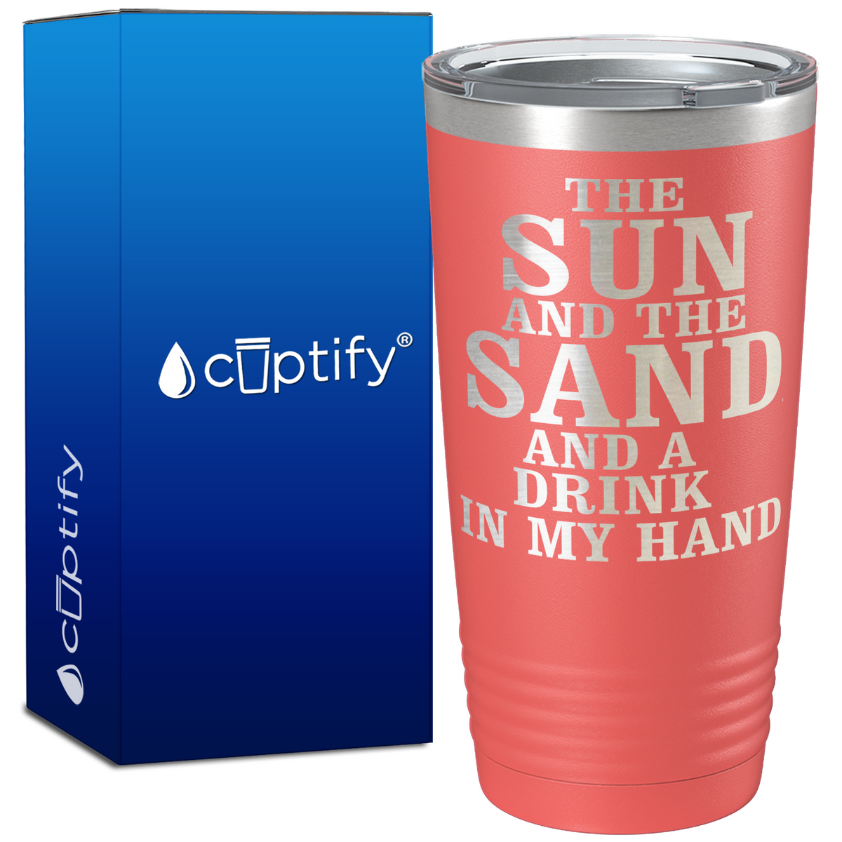 The Sun and the Sand 20oz Beach Tumbler