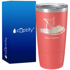 Fishing Boat on Fishing 20oz Tumbler