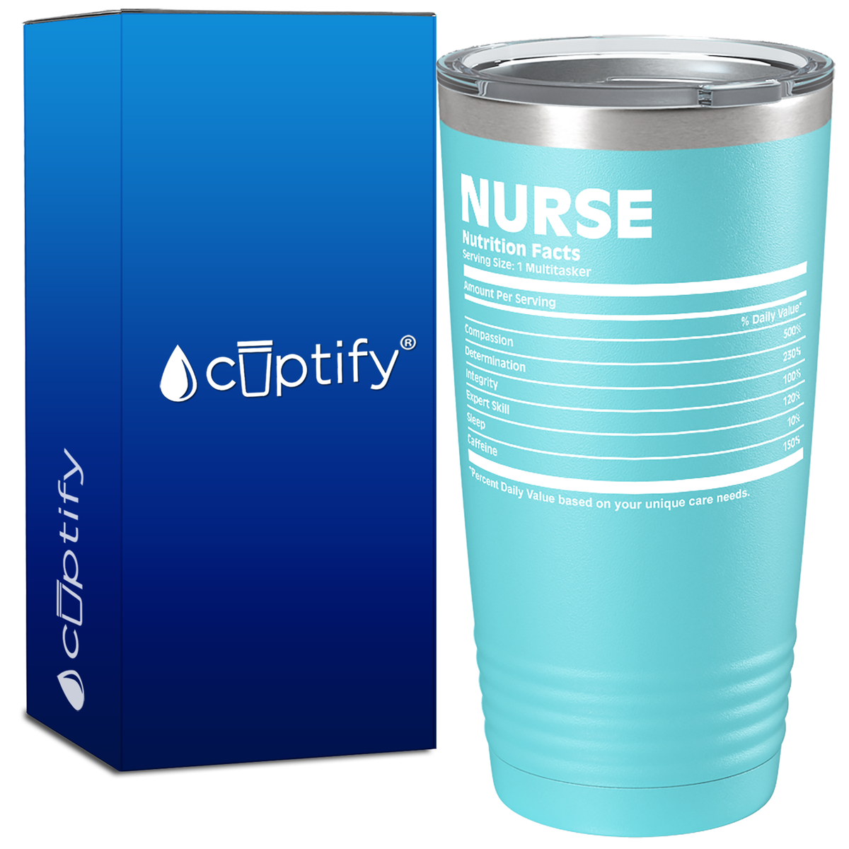 Nurse Nutrition Facts 20oz Nurse Tumbler