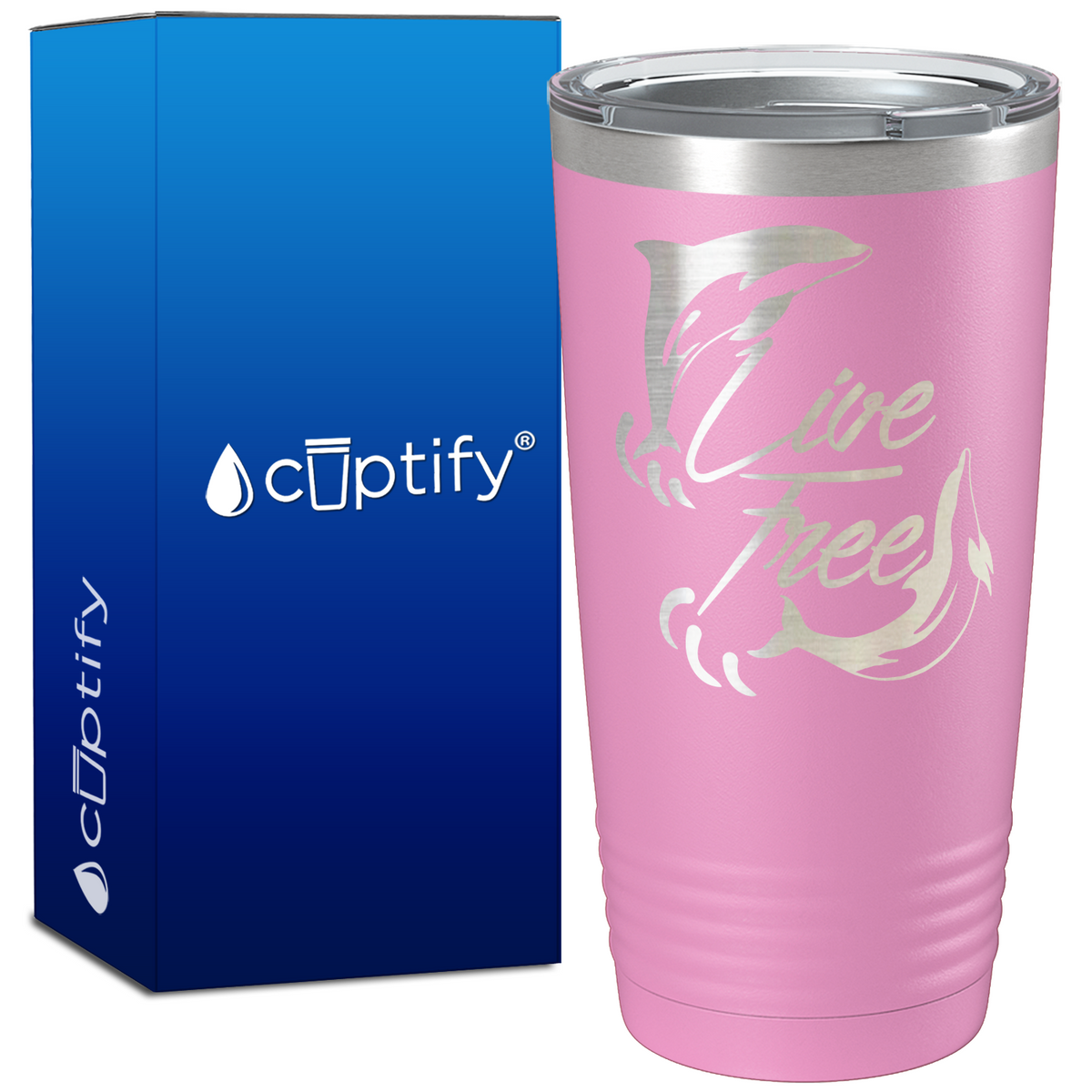 Live Free 20oz Beach Life Tumbler
