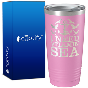 I Need Vitamin Sea 20oz Beach Life Tumbler