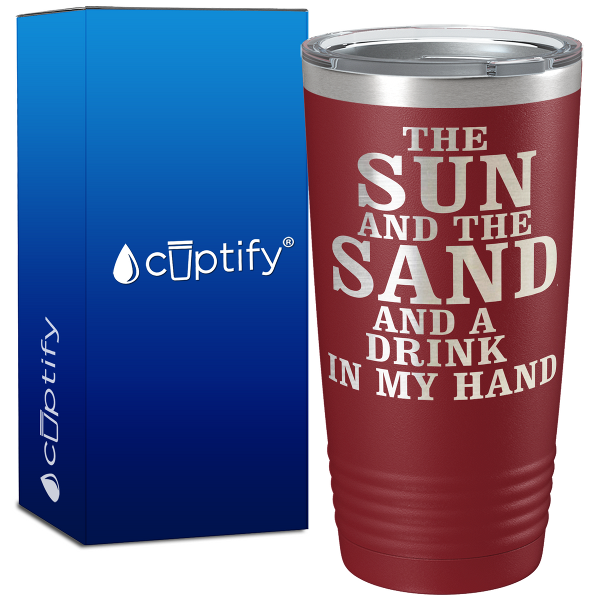 The Sun and the Sand 20oz Beach Tumbler