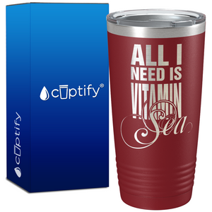 All I Need Is Vitamin Sea 20oz Beach Life Tumbler