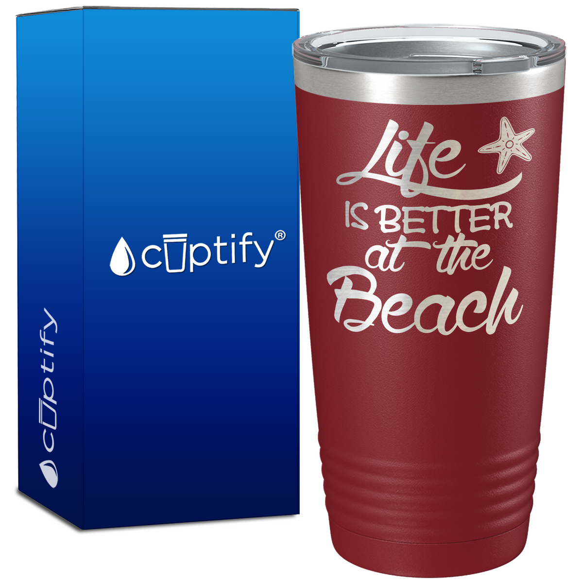 Life is Better at the Beach 20oz Beach Tumbler
