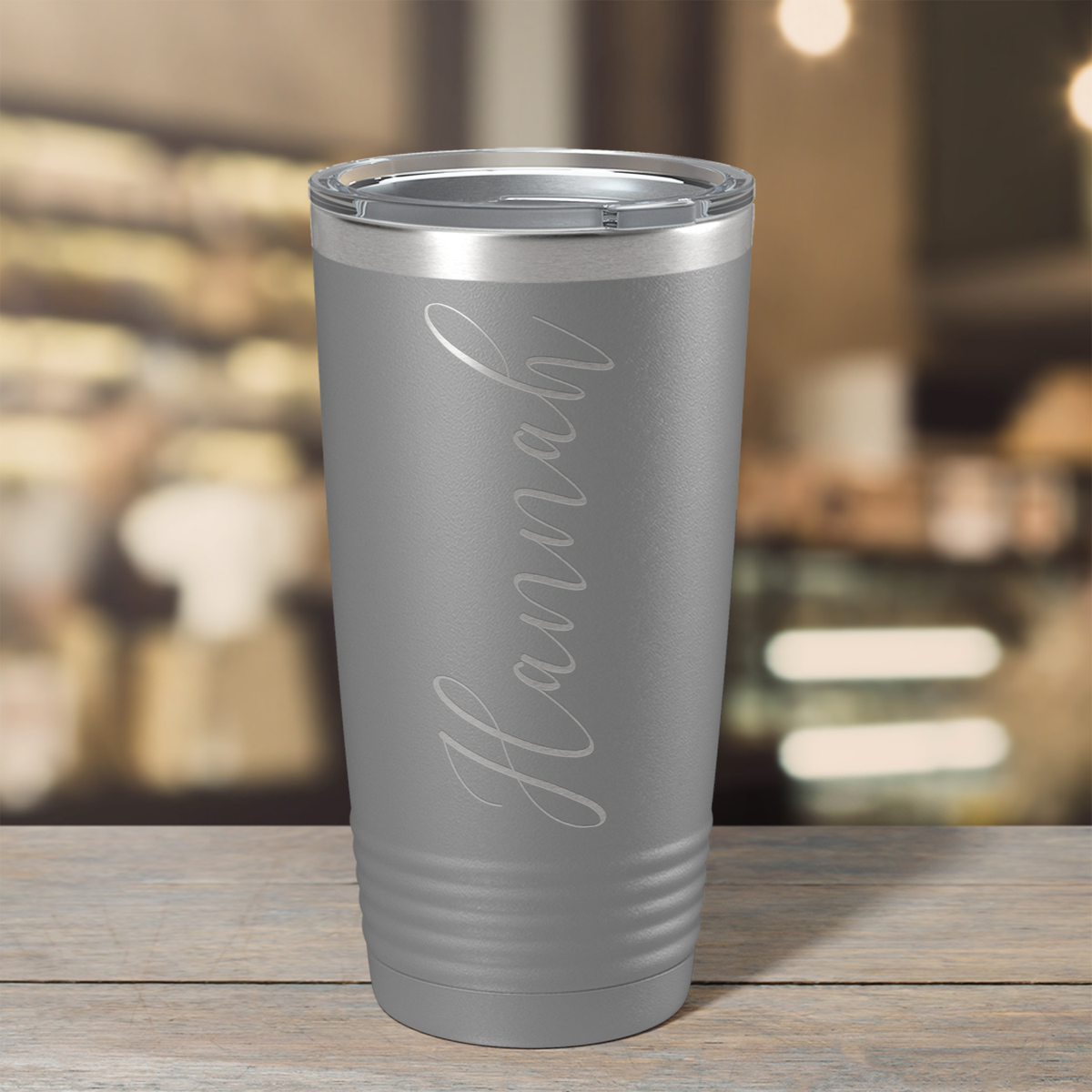 Personalized Slate 20oz Engraved Tumbler