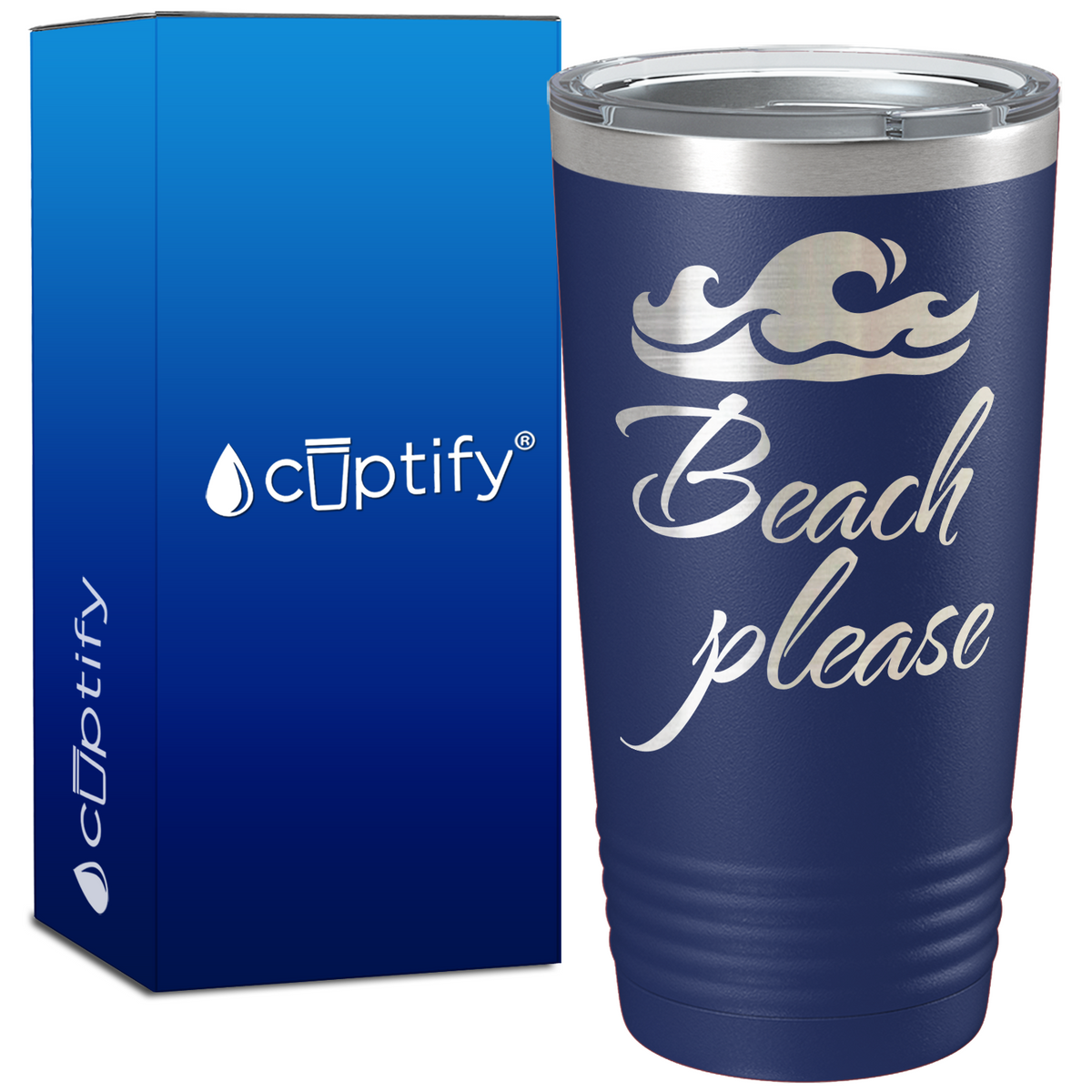 Beach Please 20oz Tumbler