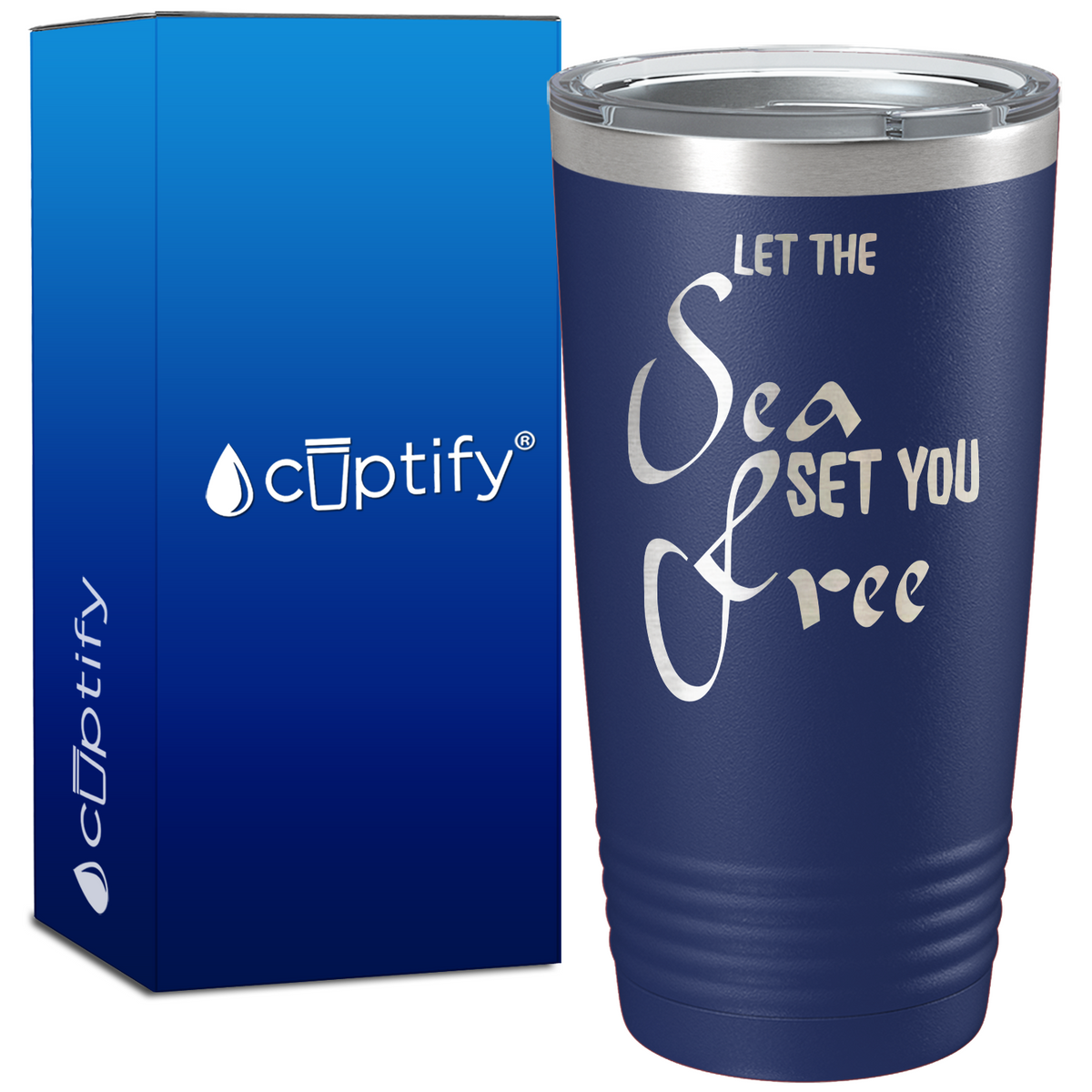 Let the Sea Set you Free 20oz Beach Life Tumbler