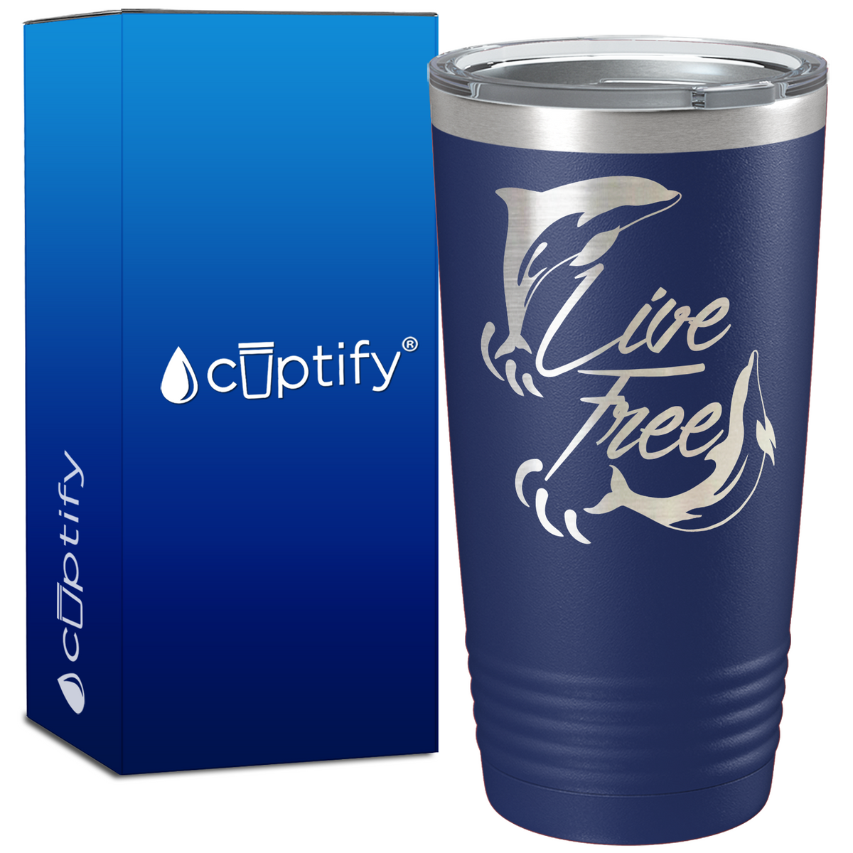 Live Free 20oz Beach Life Tumbler