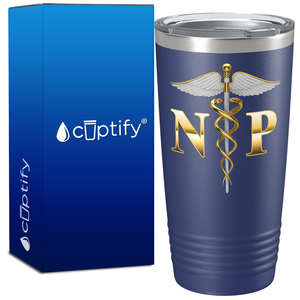 Nurse Practitioner Caduceus 20oz Nurse Tumbler