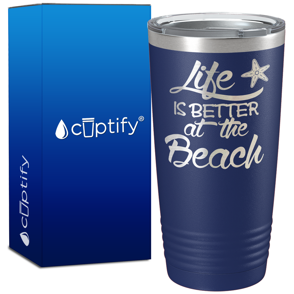 Life is Better at the Beach 20oz Beach Tumbler