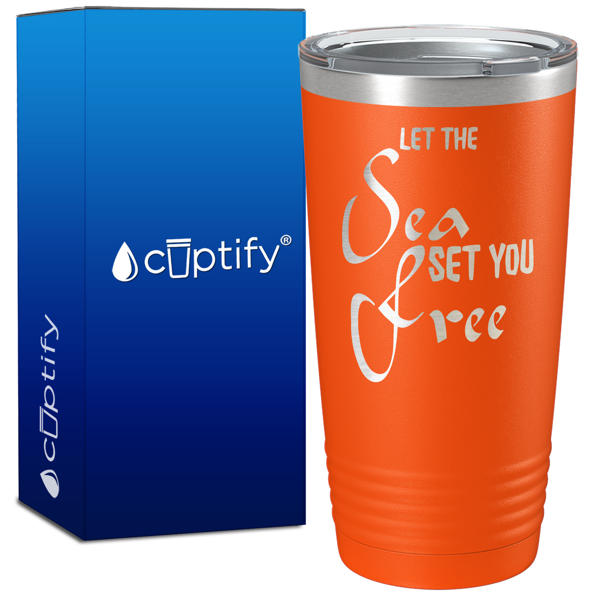 Let the Sea Set you Free 20oz Beach Life Tumbler