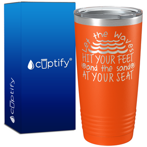 Let the Waves 20oz Beach Life Tumbler