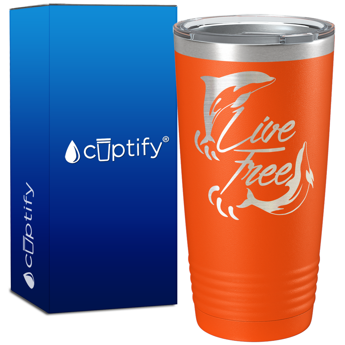 Live Free 20oz Beach Life Tumbler