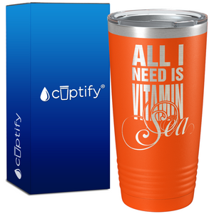 All I Need Is Vitamin Sea 20oz Beach Life Tumbler