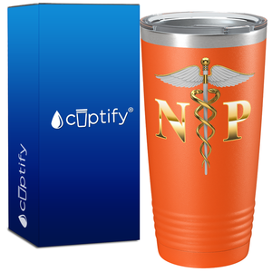 Nurse Practitioner Caduceus 20oz Nurse Tumbler