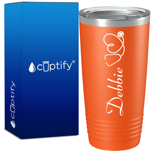 Personalized Nurse Stethoscope 20oz Nurse Tumbler