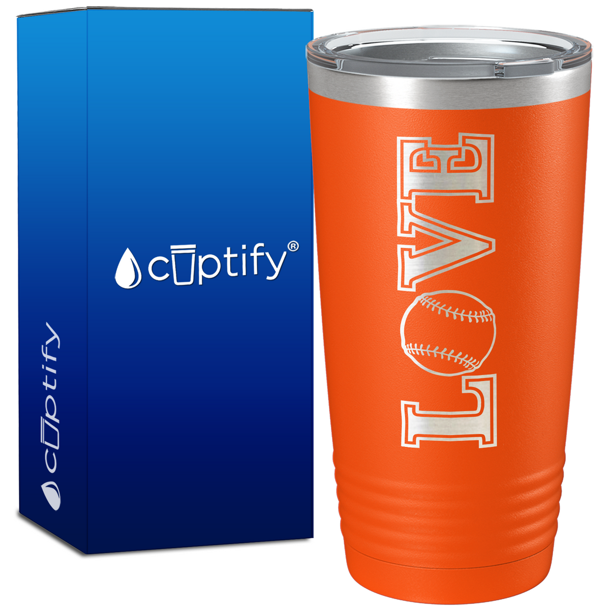 Baseball Love on 20oz Tumbler