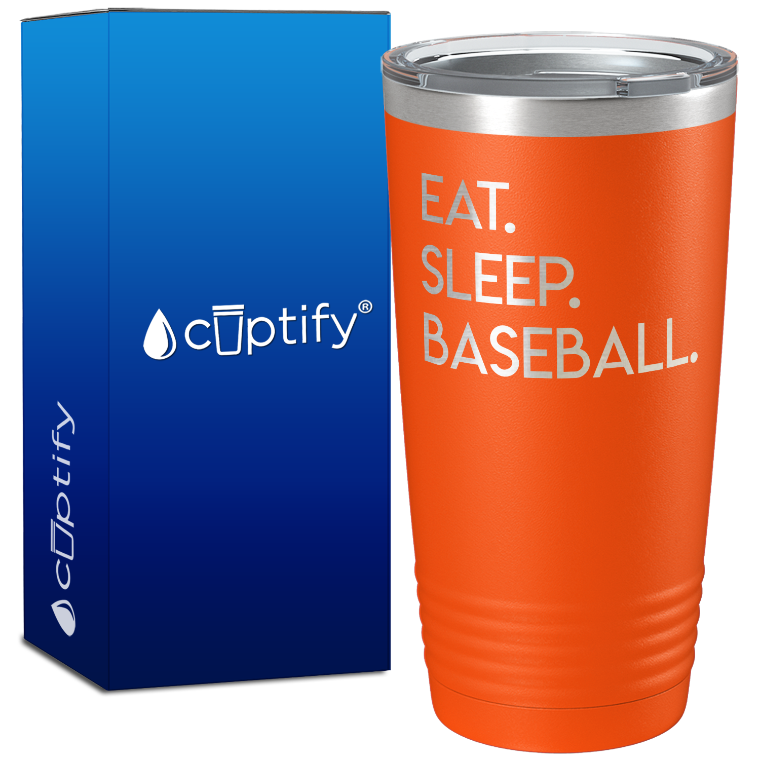 Eat Sleep Baseball on 20oz Tumbler