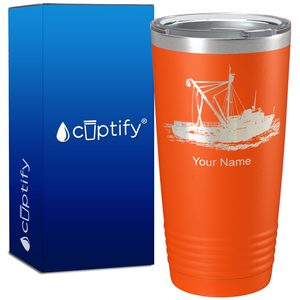 Fishing Boat on Fishing 20oz Tumbler