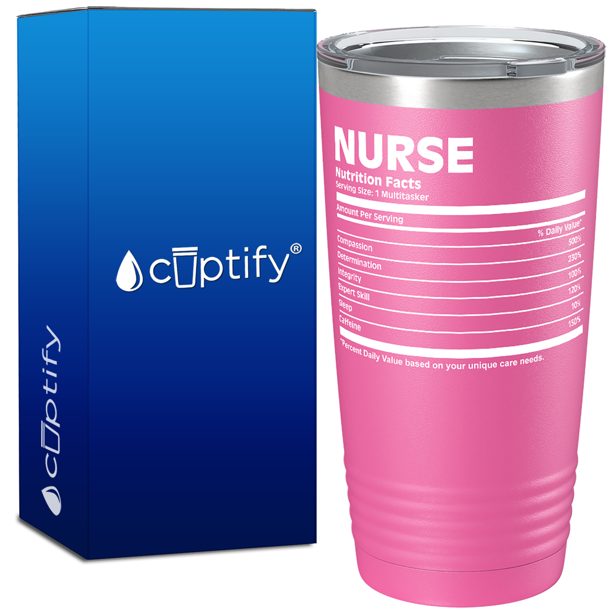Nurse Nutrition Facts 20oz Nurse Tumbler