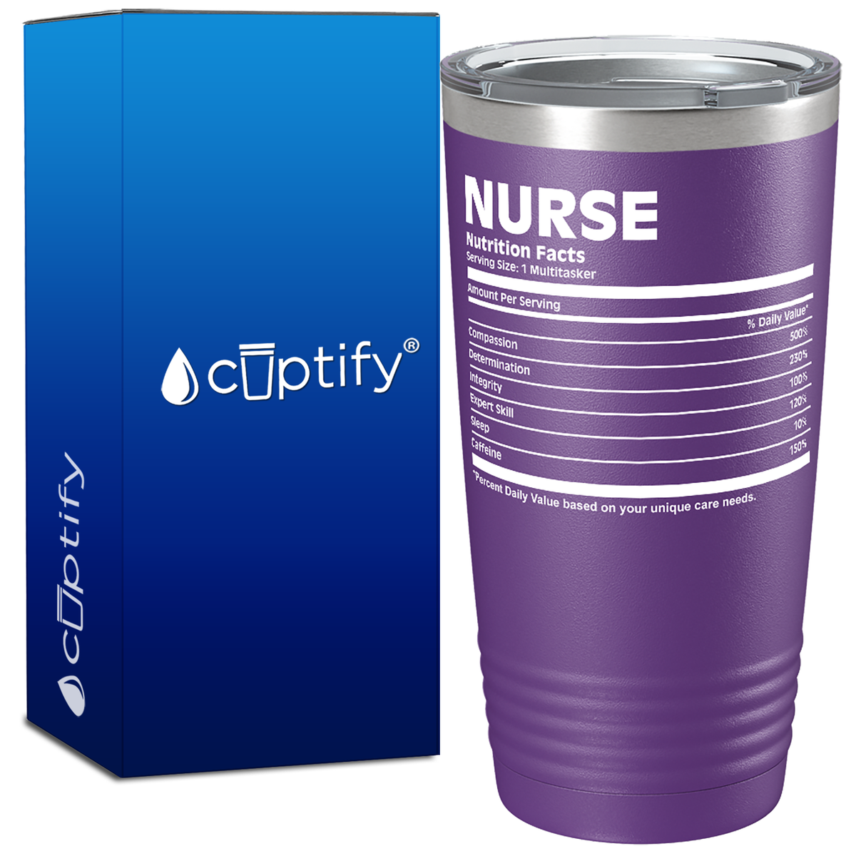 Nurse Nutrition Facts 20oz Nurse Tumbler