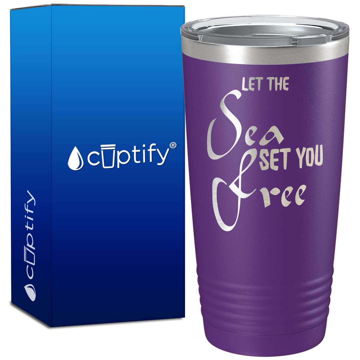 Let the Sea Set you Free 20oz Beach Life Tumbler