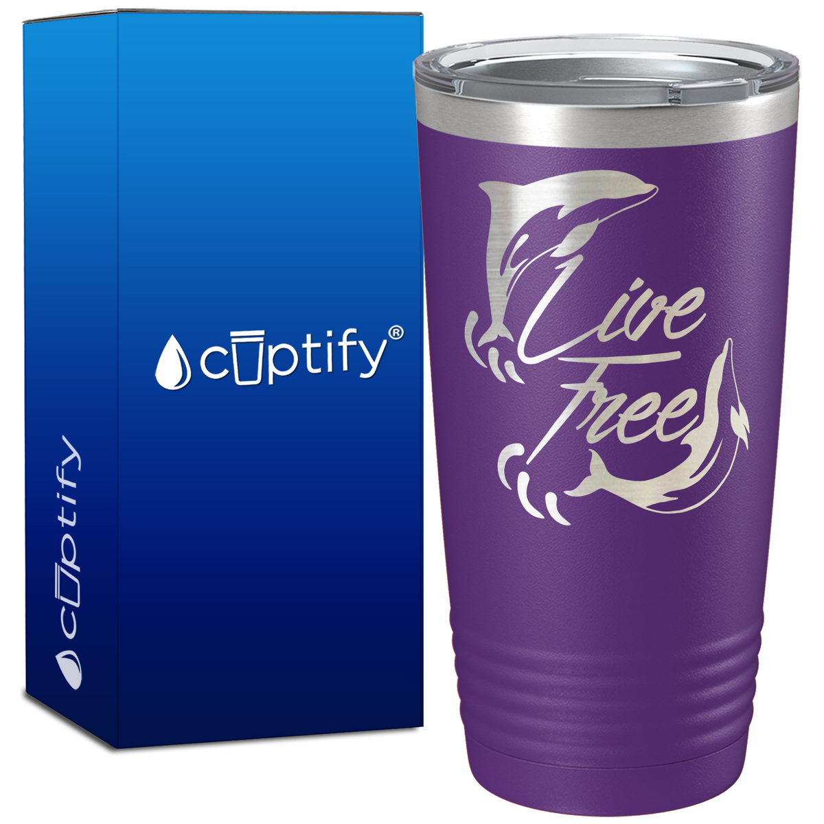Live Free 20oz Beach Life Tumbler