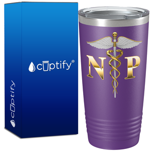 Nurse Practitioner Caduceus 20oz Nurse Tumbler