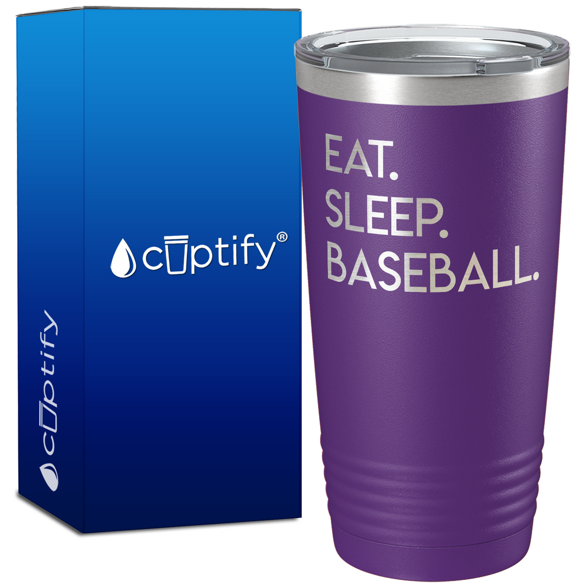 Eat Sleep Baseball on 20oz Tumbler