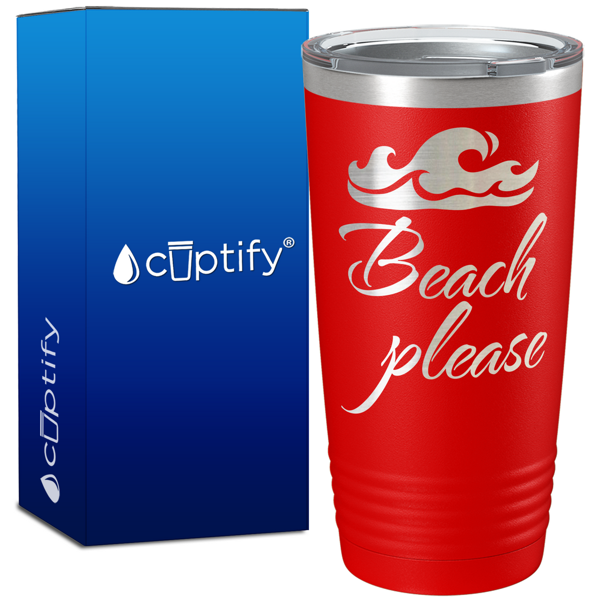 Beach Please 20oz Tumbler