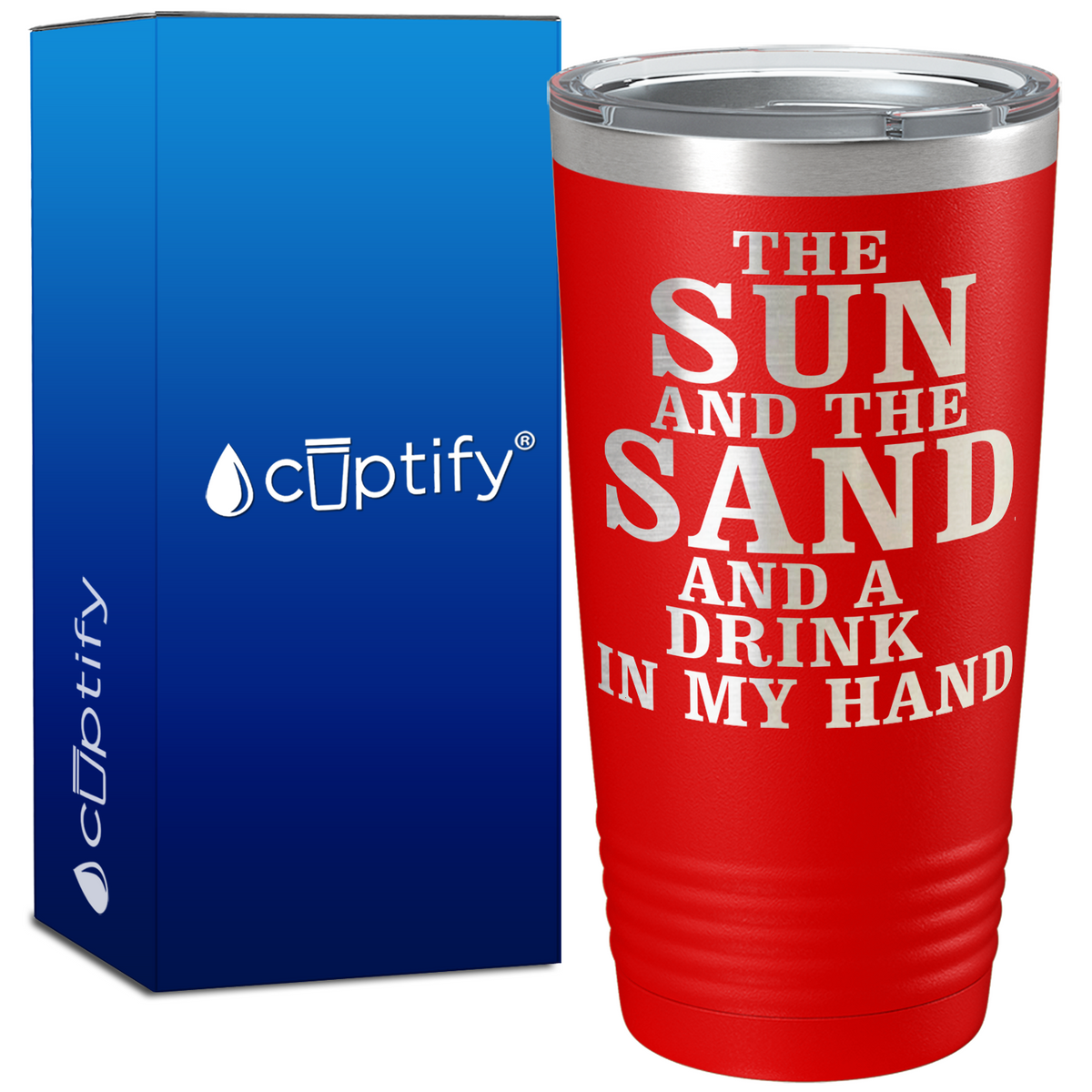 The Sun and the Sand 20oz Beach Tumbler