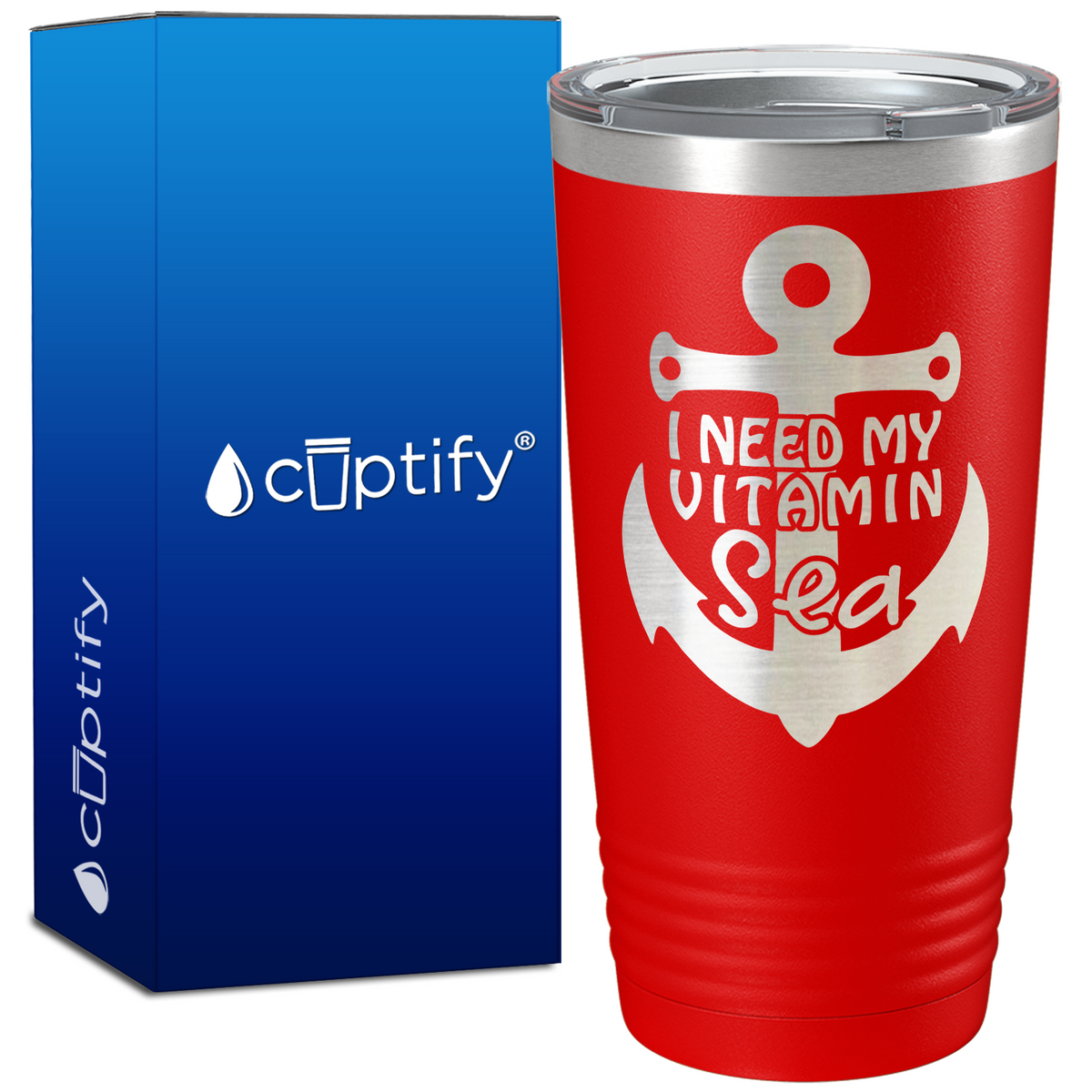 I need my Vitamin Sea Anchor on Beach Life 20oz Tumbler