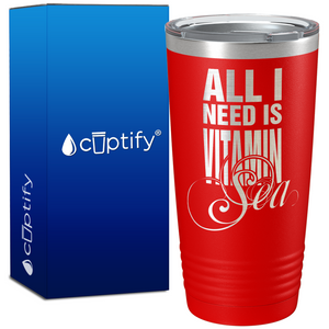 All I Need Is Vitamin Sea 20oz Beach Life Tumbler