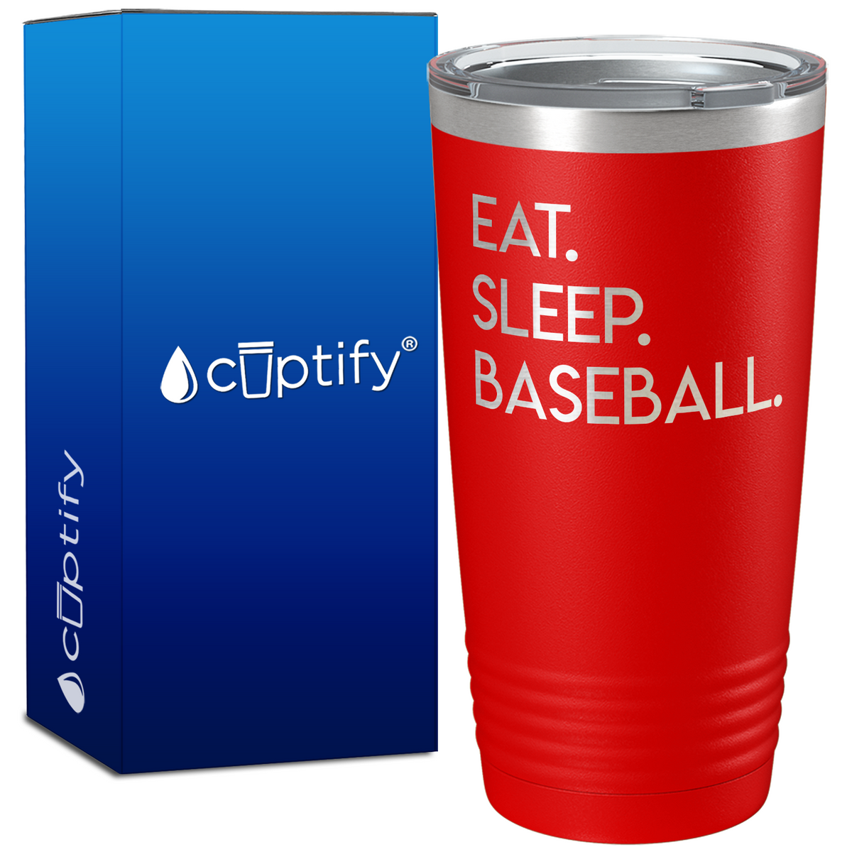 Eat Sleep Baseball on 20oz Tumbler