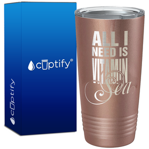 All I Need Is Vitamin Sea 20oz Beach Life Tumbler