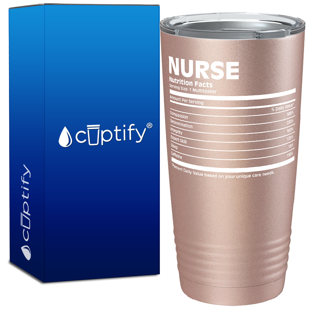 Nurse Nutrition Facts 20oz Nurse Tumbler
