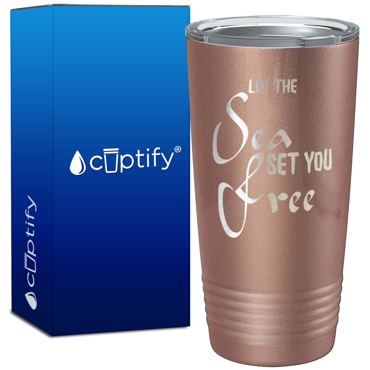 Let the Sea Set you Free 20oz Beach Life Tumbler