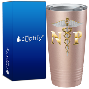 Nurse Practitioner Caduceus 20oz Nurse Tumbler