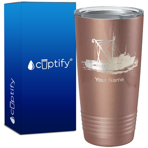 Fishing Boat on Fishing 20oz Tumbler