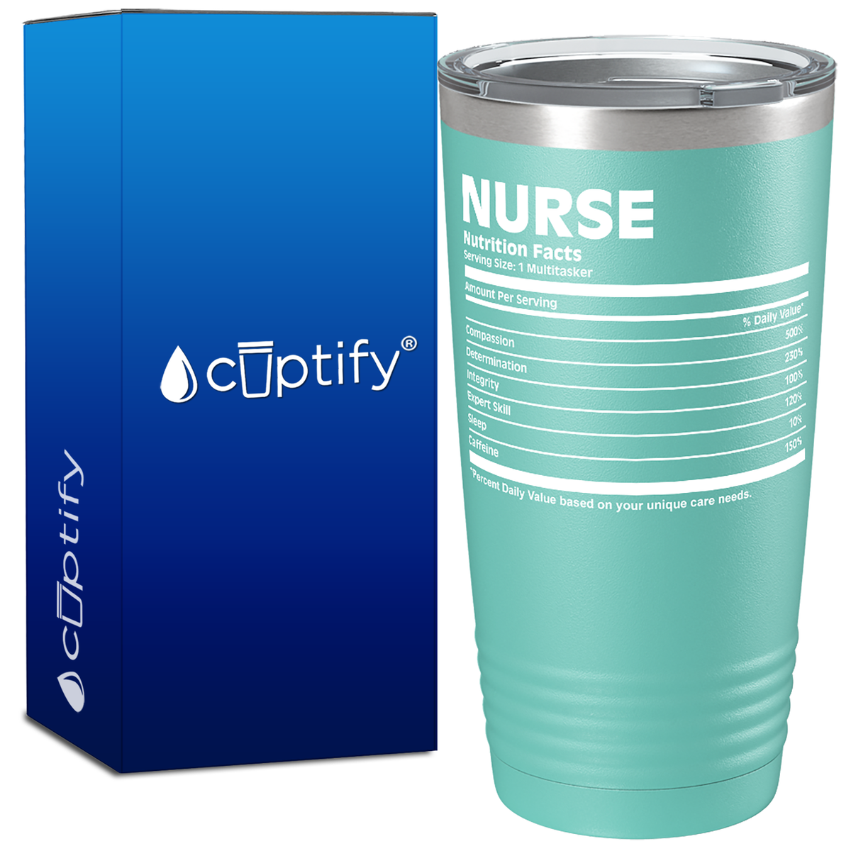Nurse Nutrition Facts 20oz Nurse Tumbler