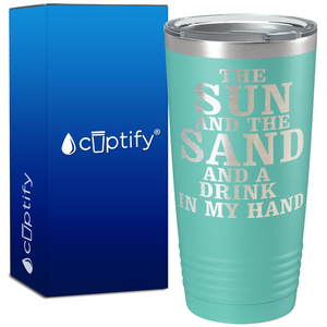 The Sun and the Sand 20oz Beach Tumbler
