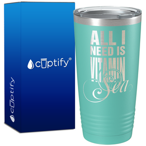 All I Need Is Vitamin Sea 20oz Beach Life Tumbler